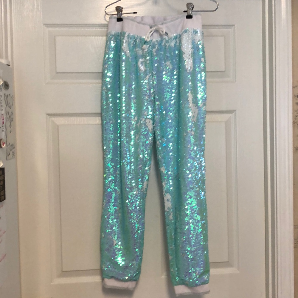 Mermaid sequin joggers!